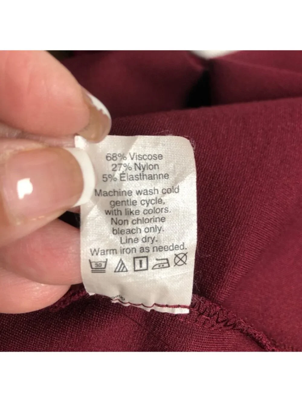 J Crew Maroon Zipper Ponte Dress Womens Size 14 Short Sleeve Shift Comfy Office